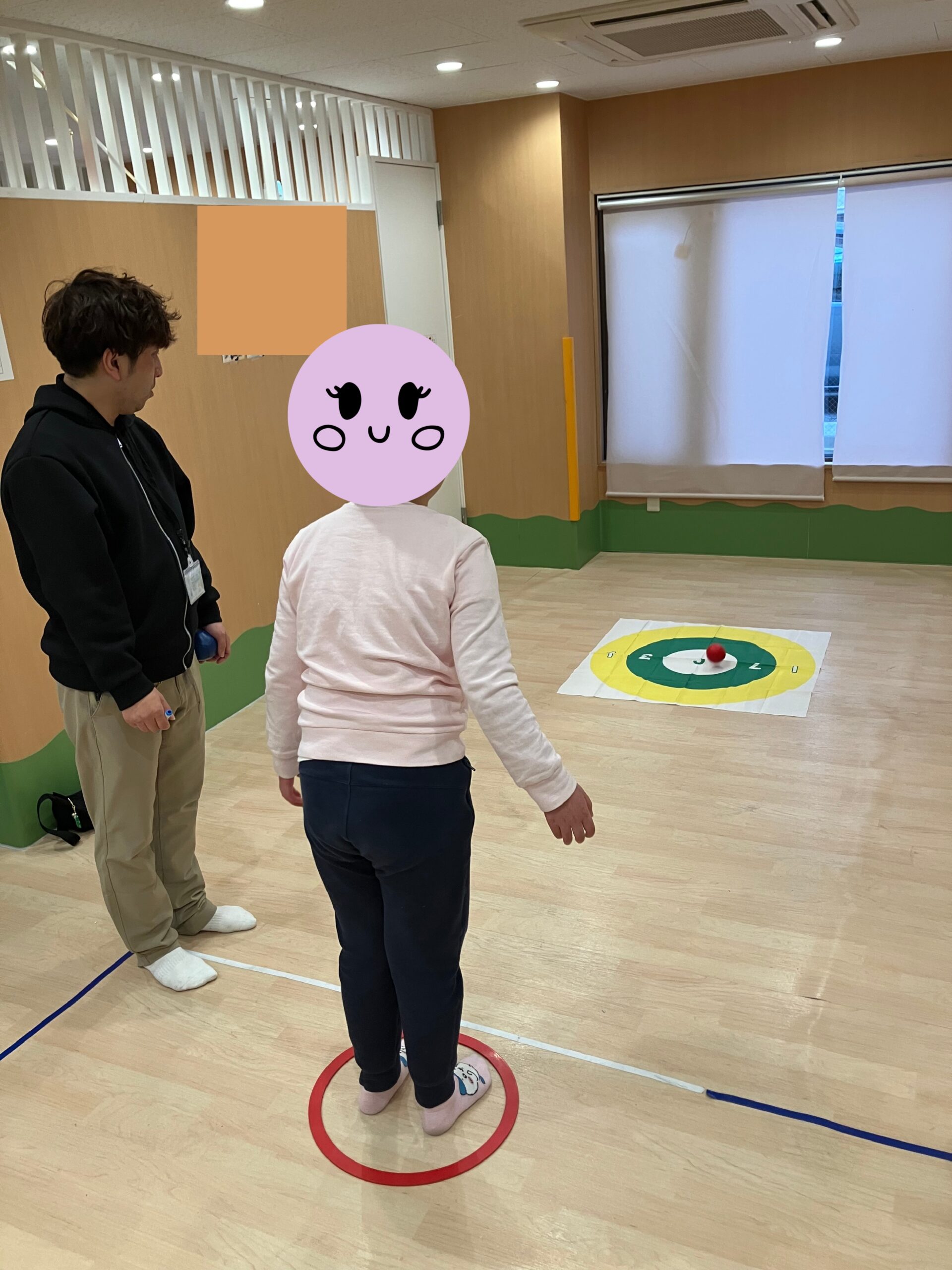 ボッチャに挑戦してみたよ😲❣